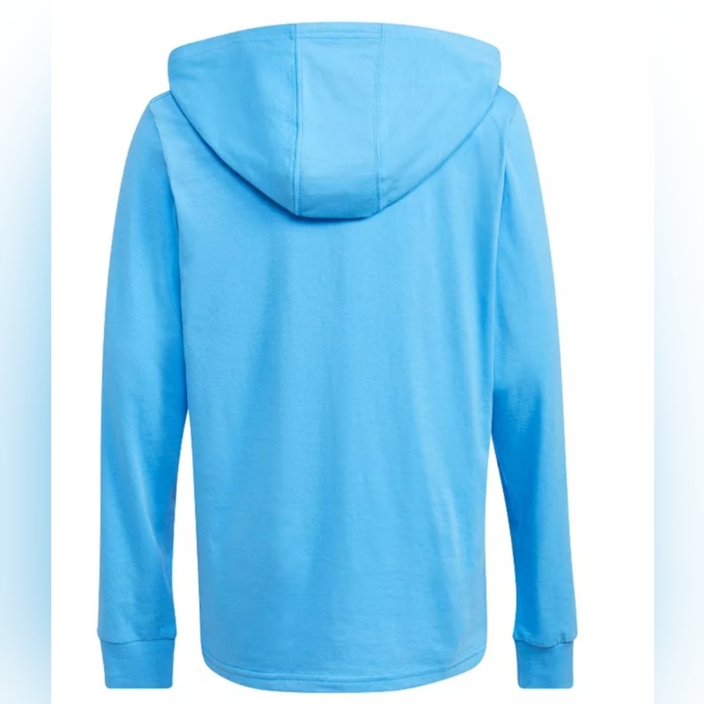Big Boys Adidas Camo Badge of Sport Hooded Tee - Picture 2 of 5